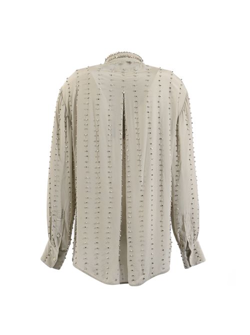 Camicia leggera Caitlin in crepe di viscosa con righe gioiello PINKO | 106238 A31FI18